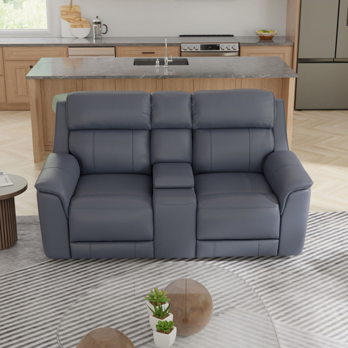 Oslo - Dual Power Reclining Loveseat With Console, photo 23 of 24