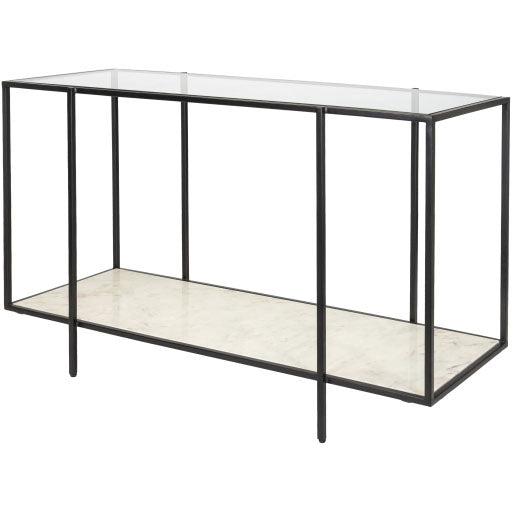 Sattledt Clear Console Table