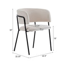 Modern Upholstered Arm Dining Chair Set by HouseOfZazla