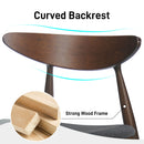 Retro Dining Chairs With Ergonomic Back (Set of 2)
