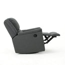 Glider Recliner With Swivel, Manual Reclining Chair by HouseOfZazla