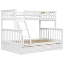 Bunk Bed With Drawers, Convertible Storage Bed by HouseOfZazla