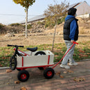 Wooden Children's Outdoor Stroller with Four-Wheel Design by HouseOfZazla