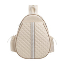 Pickleball Sling Bag for Men Women Waterproof Badminton Tennis Backpack with Wet Pocket Hidden Fence Hook Machine Washable