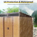 Outdoor Metal Storage Shed And Transparent Plate For Garden, Lawn by HouseOfZazla