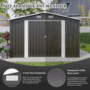 Campcraft Outdoor Storage Shed 10x14 FT with 3 Lockable Doors by HouseOfZazla
