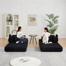 Convertible Sleeper Sofa Bed With Cylindrical Pillow by HouseOfZazla