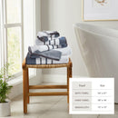 Decorative Cotton Stripe Bath Towel Set - Noelle Collection by Great Bay Home