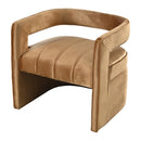 Walker Edison | Modern Luxury Curved Velvet Accent Chair