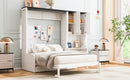Multi-Functional Murphy Bed with Sofa, Desk, and Storage Cabinet