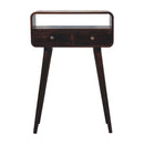 Solid Wood Curved Console Table by HouseOfZazla
