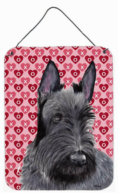 Scottish Terrier Hearts Love and Valentine's Day Wall or Door Hanging Prints