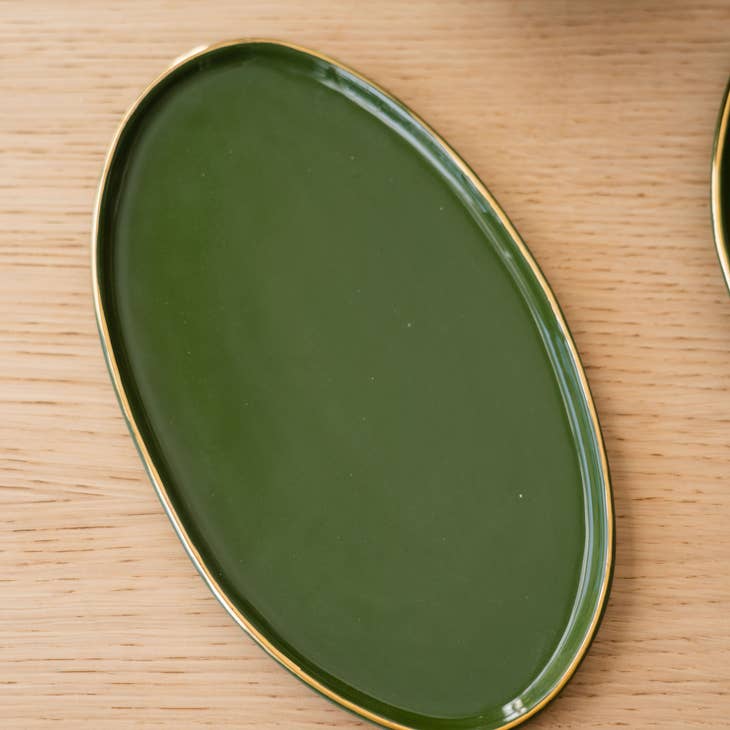 Handmade Ukrainian Porcelain Serving Platter