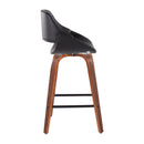 Fabrico - Mid-Century Modern, Counter Stool (Set of 2) by HouseOfZazla
