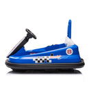 6V Kids Ride on Electric Go Kart Bumper Car W/Parents Remote Control,Three Speed Adjustable,LED Lights,Horn,Bluetooth,Player&360Spin,Vehicle body with Anti-collision padding for 18m+.