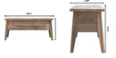 Lid Up Storage Bench - Oak by HouseOfZazla