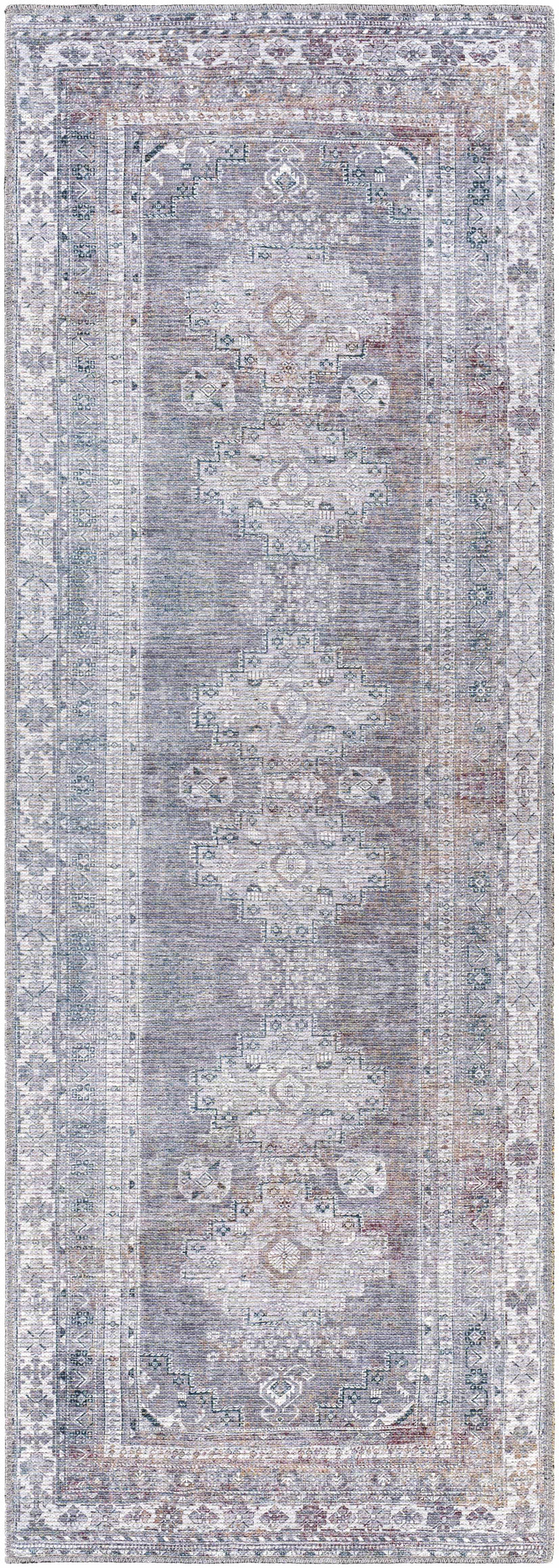 Baltinglass Gray Washable Rug - Promo