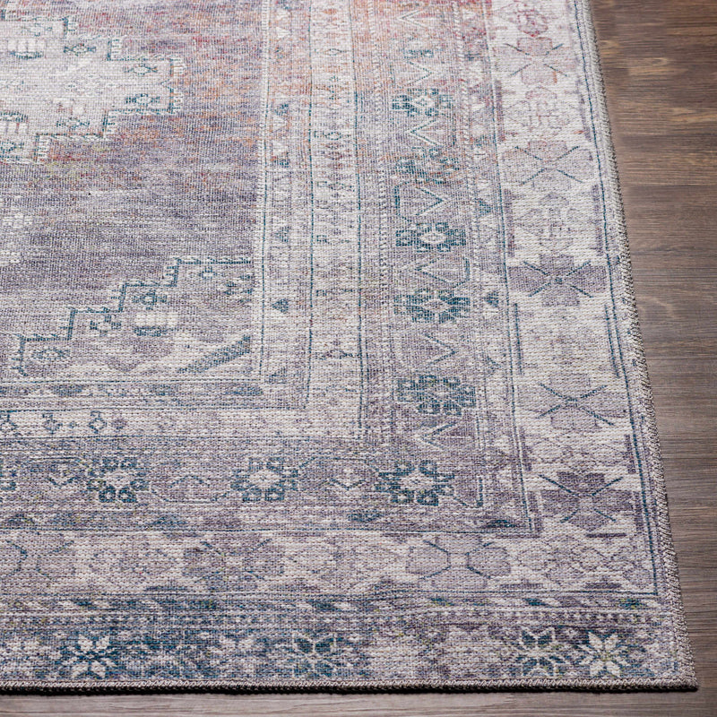 Baltinglass Gray Washable Rug - Promo
