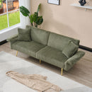 Luxury Foldable Double Sofa Bed With Folding Armrests