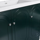 Modern Freestanding Bathroom Vanity With Soft Close Cabinet Doors by HouseOfZazla
