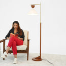 Floor Lamp, Standing Light For Living Room - Brown