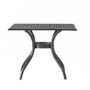 Arch Mesh Dining Table With Lightweight Frame - Black by HouseOfZazla