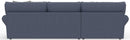 Cape May - Sofa Chaise With Comfort Coil Seating And 5 Accent Pillows Included