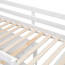 Loft Bed With Retractable Writing Desk And 4 Drawers, With Lateral Portable Desk And Shelves by HouseOfZazla