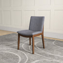 Laura - Mid-Century Modern Solid Wood Dining Chair (Set of 2) by HouseOfZazla