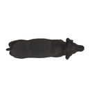 MGO Dog Bench - Outdoor Labrador Design, Matte Black