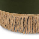 Yolanda - Round Upholstered Accent Ottoman by HouseOfZazla