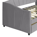 Upholstered Daybed With Two Drawers And Wood Slat by HouseOfZazla