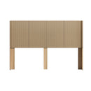 Modern Wide Wall Mounted Fluted Panel Headboard by HouseOfZazla