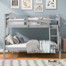 Bunk Bed With Ladder And Safety Guardrail by HouseOfZazla