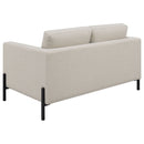 Dulcie - Loose Back Loveseat - Oatmeal by HouseOfZazla