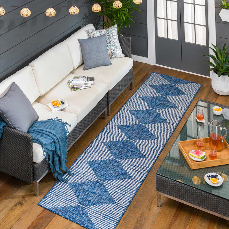 Stephan Navy Outdoor Rug