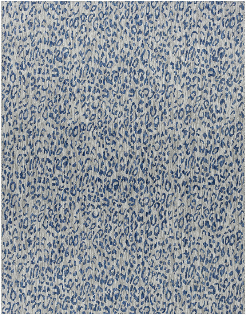 Skipsea Blue Leopard Performance Rug