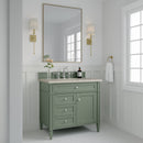 James Martin Brittany 36" Single Bathroom Vanity, Smokey Celadon
