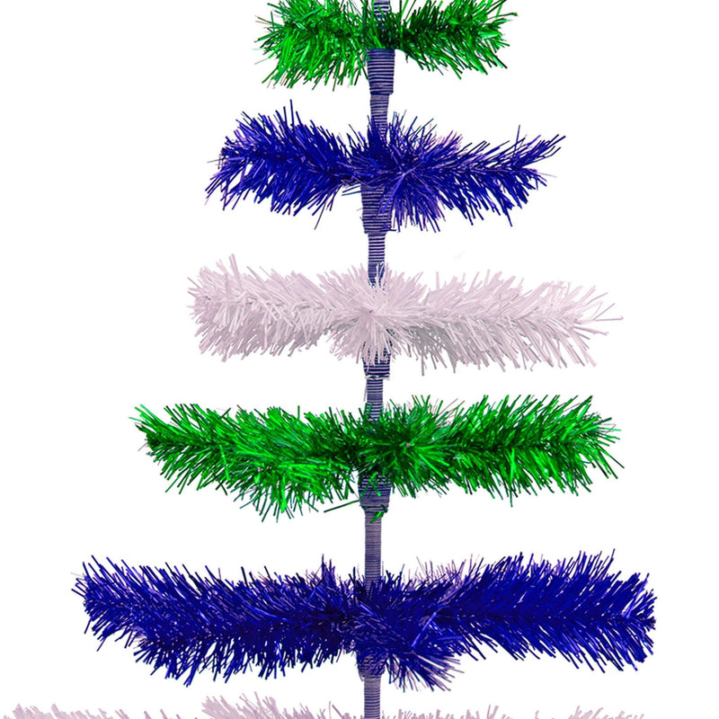 Earth Day Layered Tinsel Trees