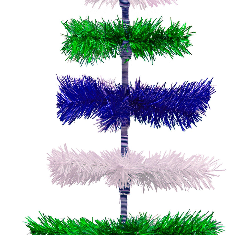 Earth Day Layered Tinsel Trees