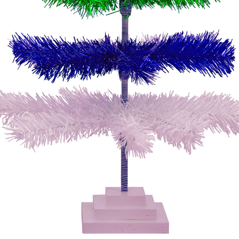 Earth Day Layered Tinsel Trees