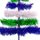 Earth Day Layered Tinsel Trees by Lee Display