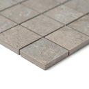 Earth Natural Matte Straight Joint 2x2 Porcelain Mosaics 12x12