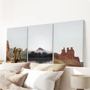 Southwest Desert Set of 3 Prints. Canyon Landscape, Red Rock by Wall Art Set