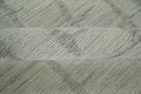 Earthy Modern Stripes Design Custom Made Ivory, Silver and Gray Hand Tufted Rug