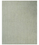 Earthy Neutral Custom Made Hand Tufted Multi Size Woolen Modern Ivory and Beige Area Rug