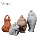 GobekUsa Dreaming Yoga Women Figure Statue for Home Decor and Garden Shelf
