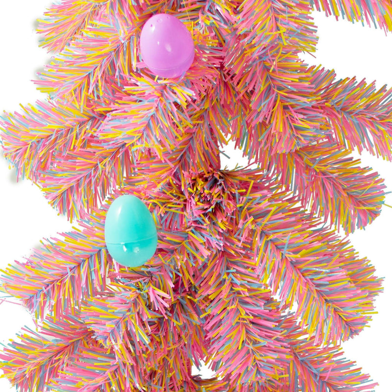 Easter Firework Tinsel Brush Garland