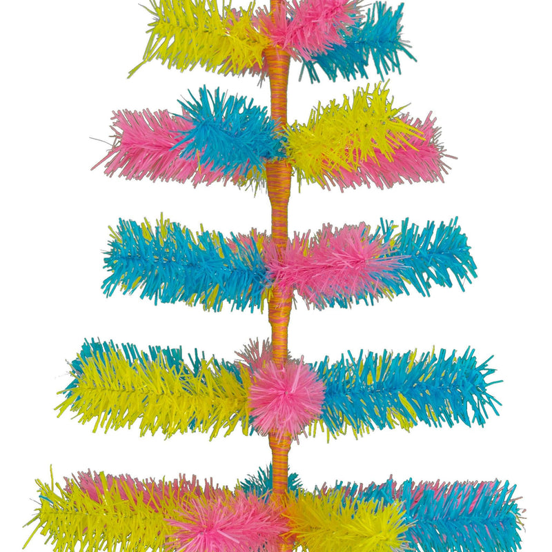 Easter Mixed Tinsel Christmas Trees