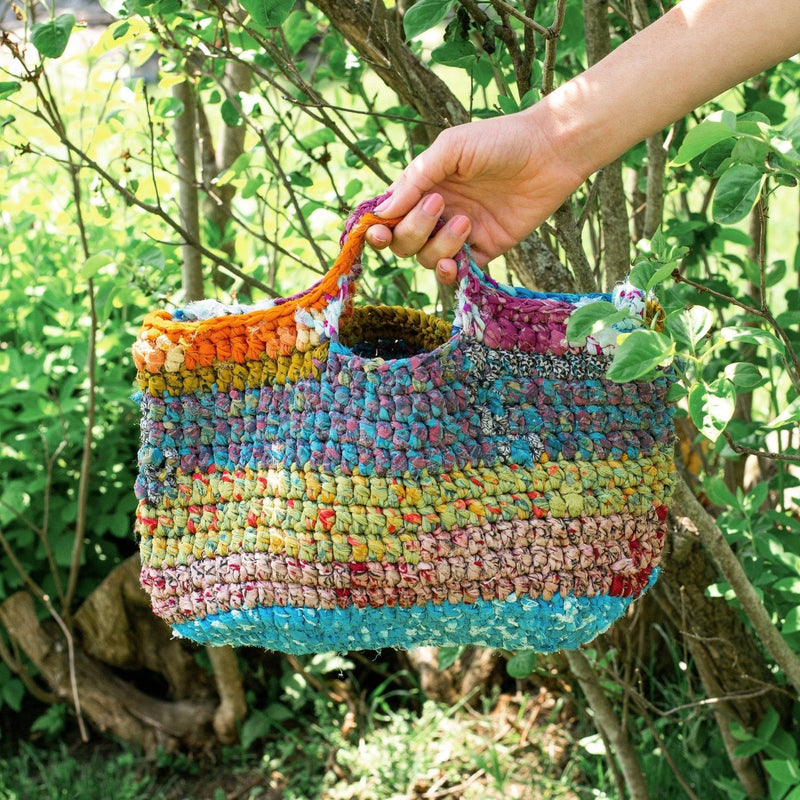 Easy Market Tote Crochet Kit or Knitting Kit